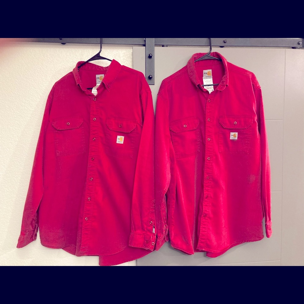 Flame Resistant Carhartt work shirts